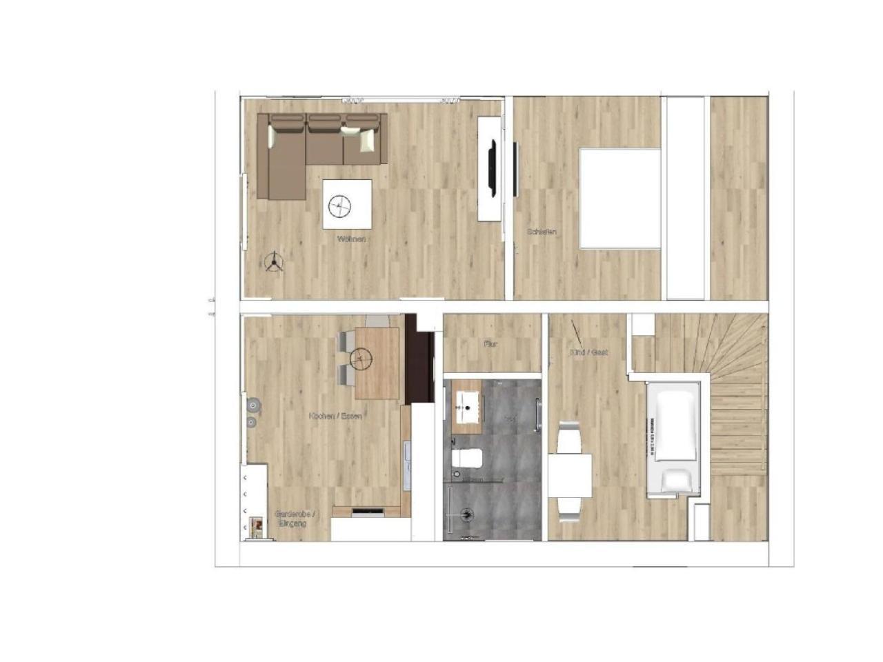 Kleine Charlotte - Traumwohnung mit Terrasse für 4 Personen Wangerooge Exterior foto